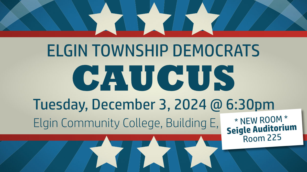 elgin township caucus banner 2024